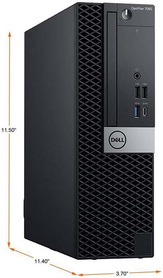 1792385998 DELL Optiplex 7060 SFF Desktop Computer PC Intel 8th Gen i7 8700 6 Core 32GB DDR4 Ram 512GB NVMe M 2 SSD Built in WiFi Bluetooth Windows 11 Pro Wireless Keyboard MouseRenewed