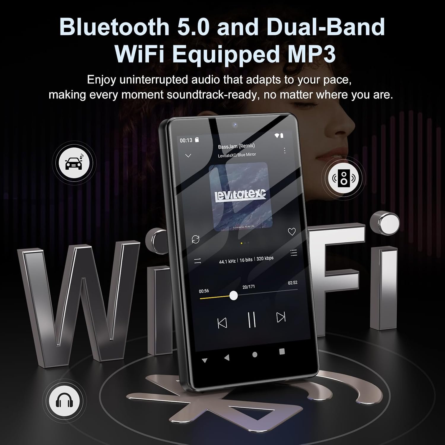 1792447399 32GB MP3 Player with Bluetooth and WiFi 4 02 HD Music Player with Spotify