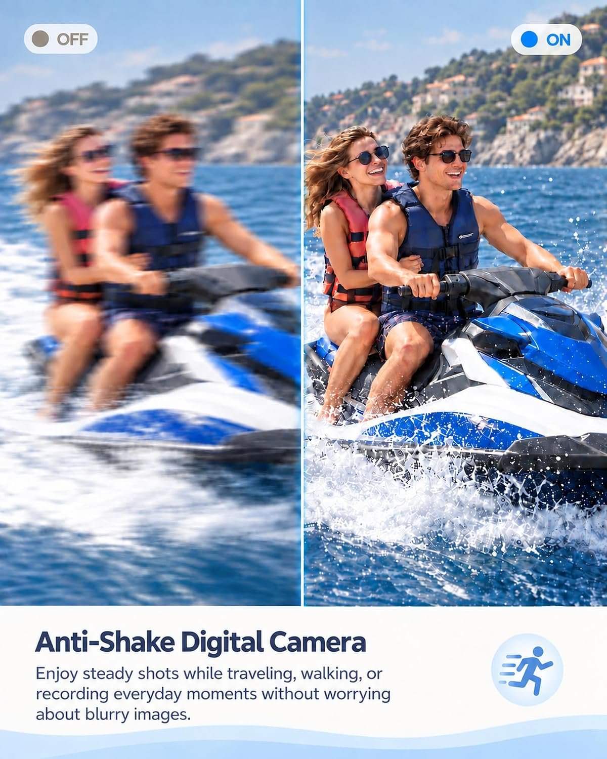 1792492118 5K Digital Camera with 6X Optical Zoom64MP WiFi Camera with 64GB Card