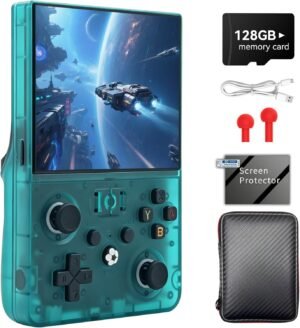 R36MAX 2 Retro Handheld Game Console, 4.5" IPS HD Display