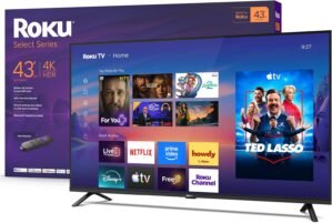Roku 43-Inch Select Series Smart TV 2026-4K (2160p) HDR TV TV