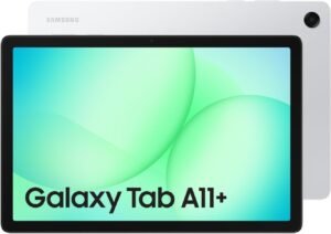 Samsung Galaxy Tab A11 Plus 2026 (128GB, 6GB, Wi-Fi Only) 11.0" 90Hz Android 16 Tablet, All Day Battery, Octa-Core (4nm), 4-Speakers, International Model X230 Fast Charge Cube Bundle Gray