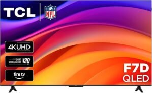 TCL 65-Inch F7D Series QLED 4K UHD HDR Smart Fire TV, 65F7D (2026)
